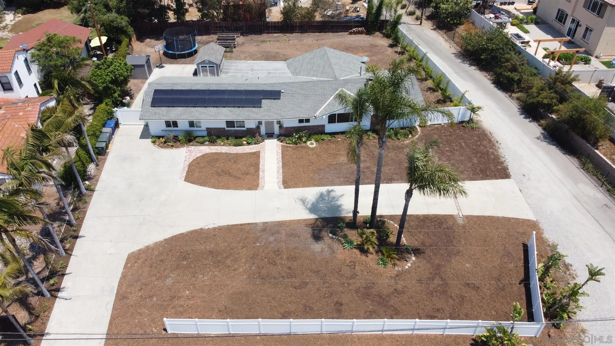 1451 Ridge Road Vista, CA 92081 - Photo 26 of 31 an aerial view of a house with a yard