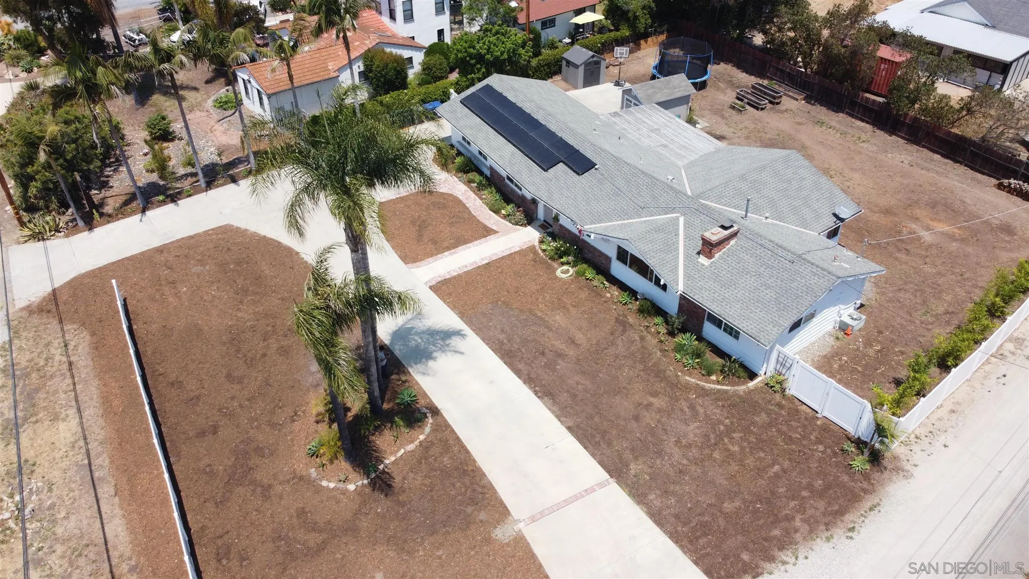 1451 Ridge Road Vista, CA 92081 - Photo 31 of 31 an aerial view of a house with a yard
