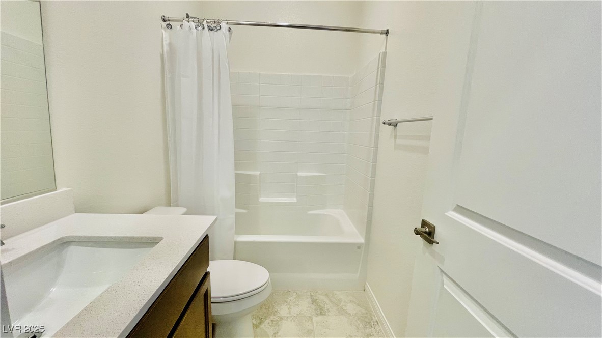 8736 Victoria Pk Street Las Vegas, NV 89148 - Photo 9 of 35 Full bathroom with vanity and shower / bath combo