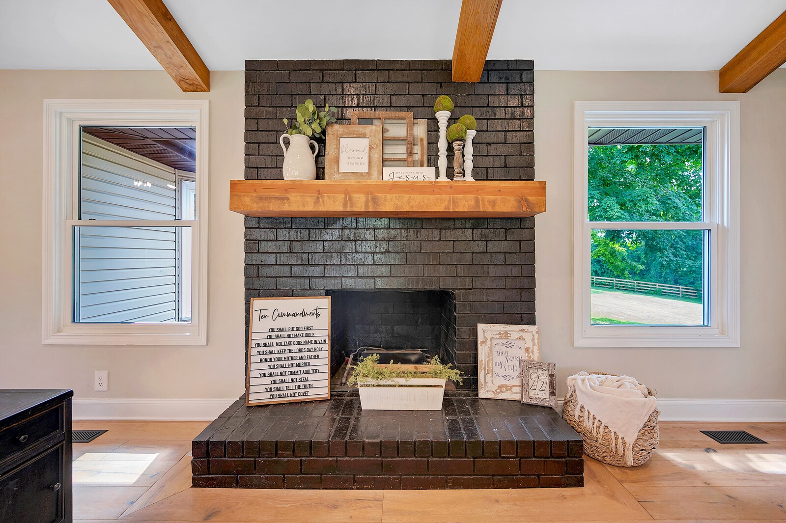 1057 Vanderbilt Road Mount Juliet, TN 37122 - Photo 17 of 39 a living room with fireplace furniture and a window
