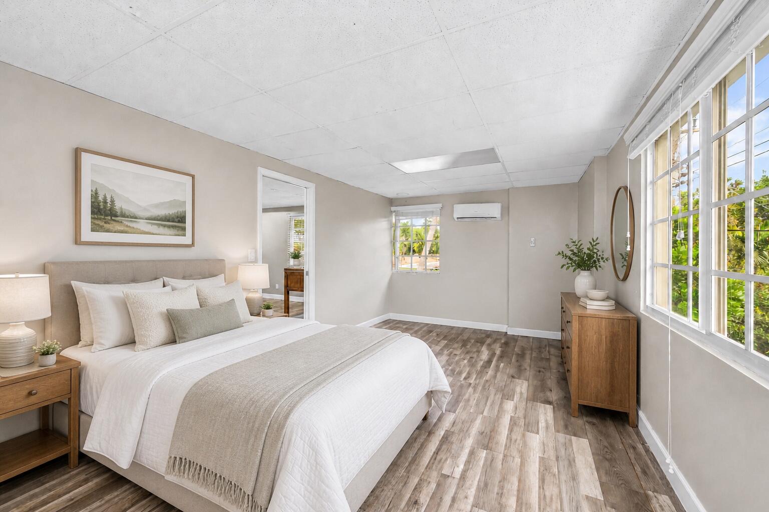 4734 Jefferson Street Hollywood, FL 33021 - Photo 55 of 68 virtually staged ADU apartment bedroom
