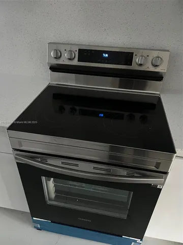a close view of stove