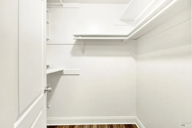 a view of walk in closet