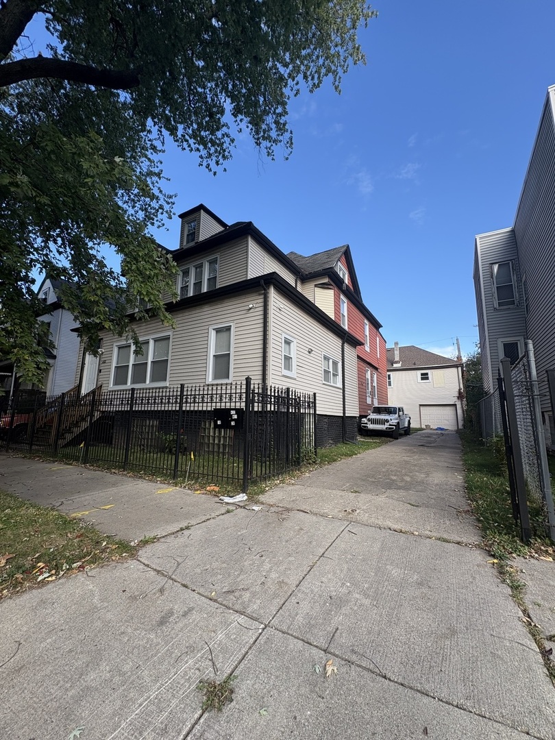a view of a house with a patio