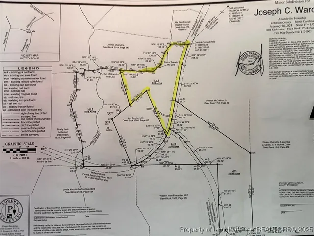 $35,000 | Lot 2 Midway Road, Maxton, NC 28364