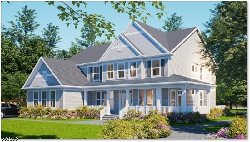 a front view of a house with a yard and potted plants