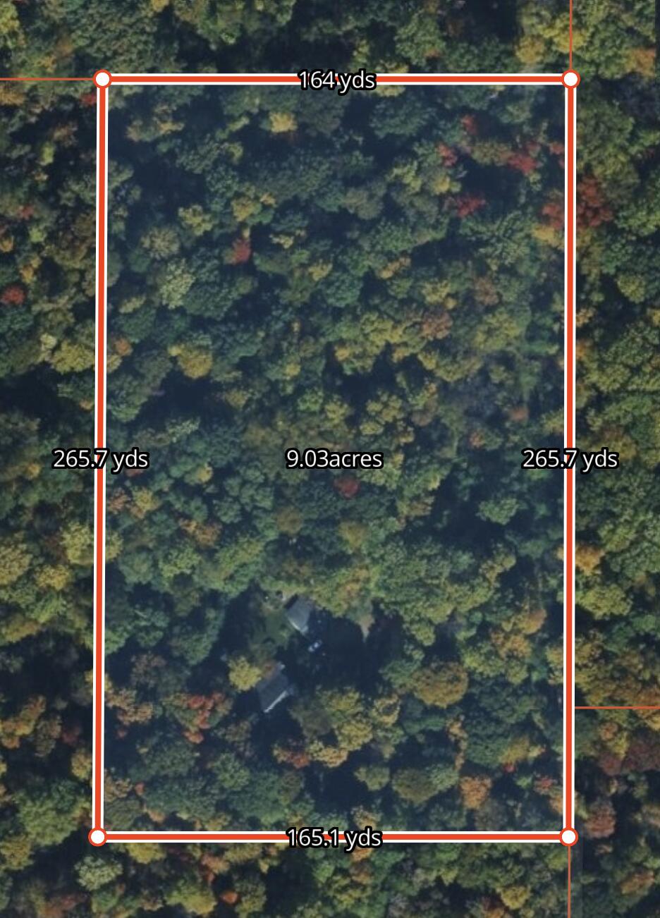 1254 Burbank Road Quincy, MI 49082 - Photo 14 of 36 Estimated property lines