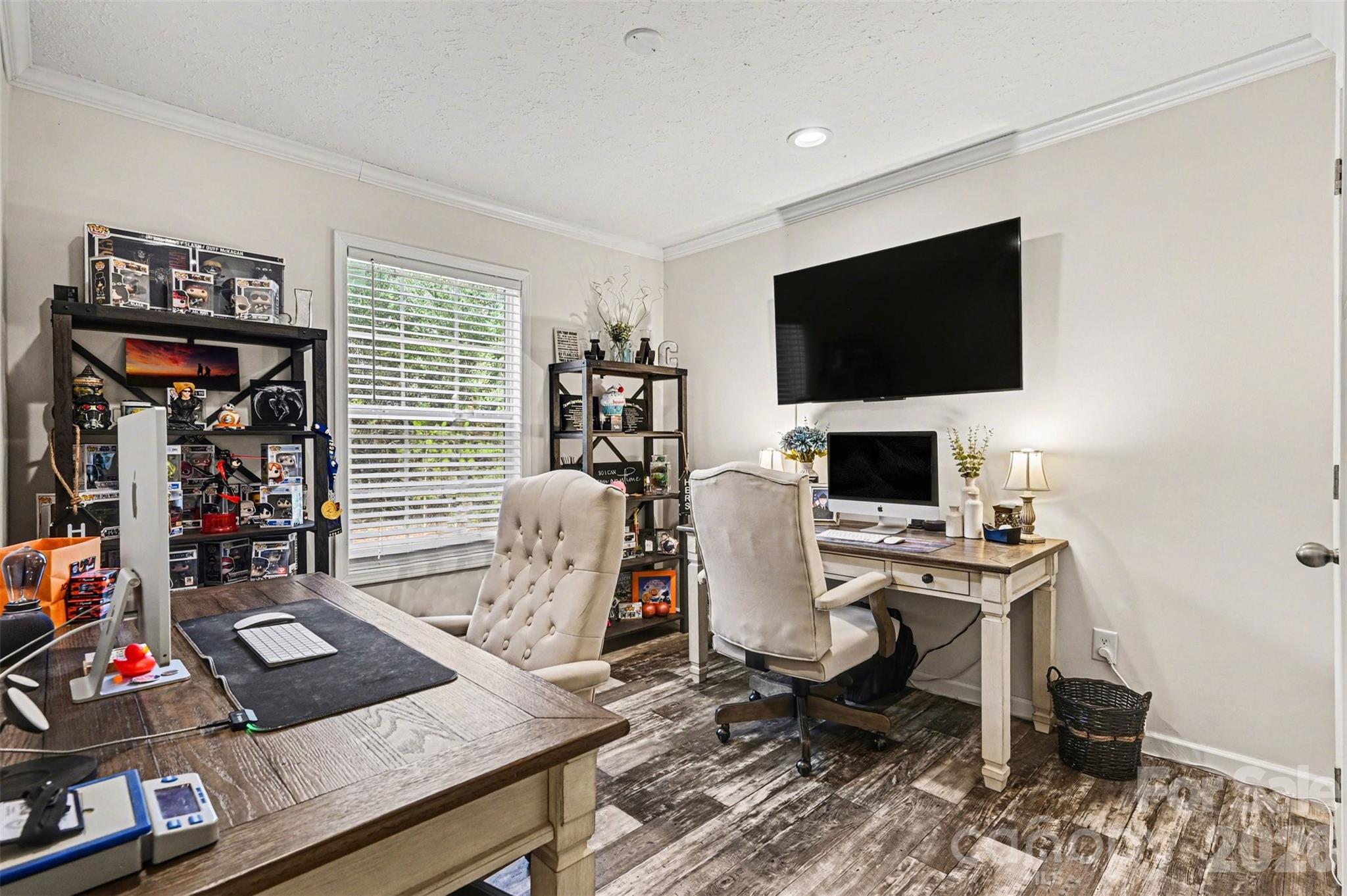 420 Hoffman Road Lincolnton, NC 28092 - Photo 15 of 25 a work room with furniture and a flat screen tv