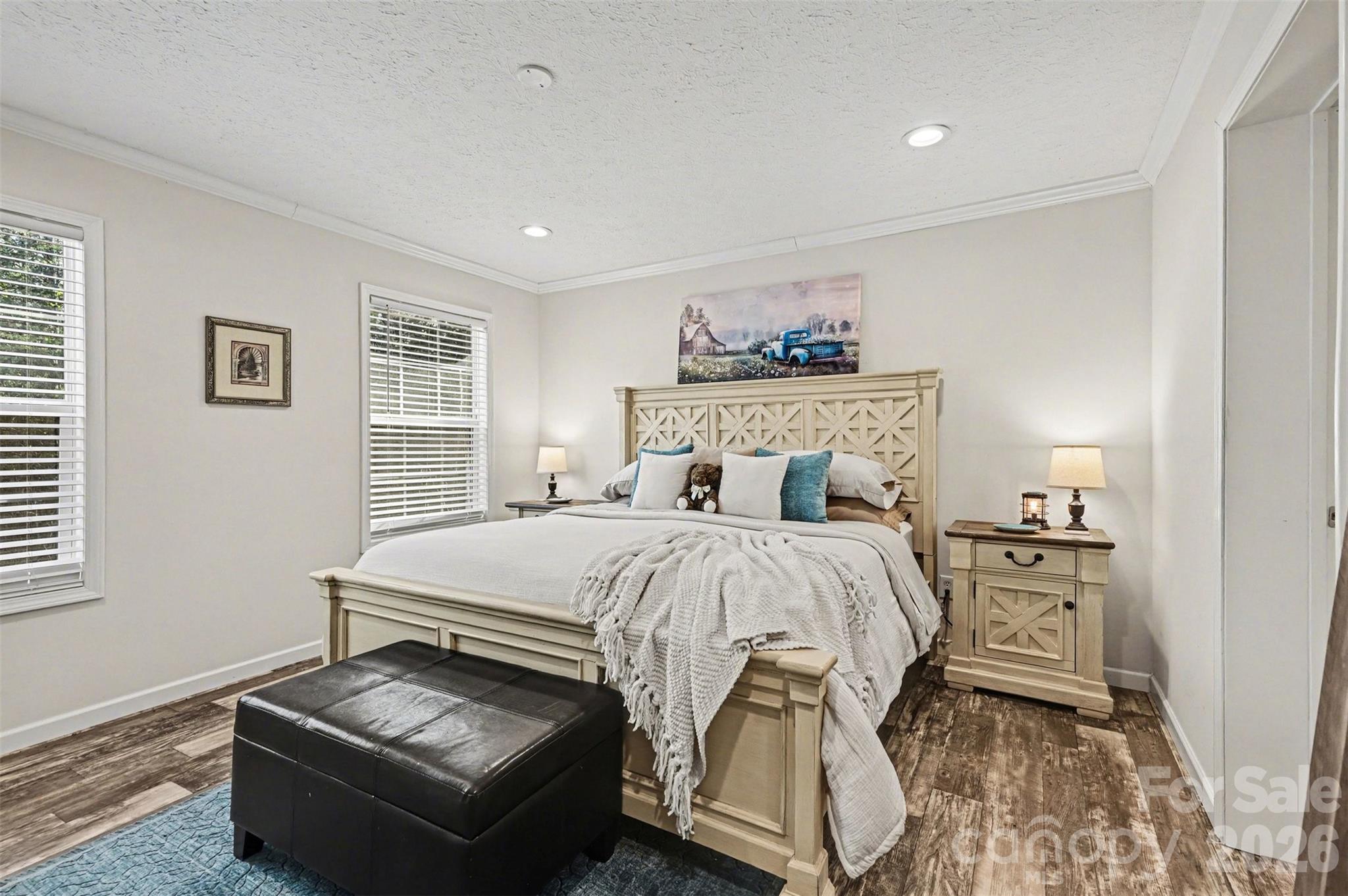 420 Hoffman Road Lincolnton, NC 28092 - Photo 18 of 25 a bedroom with a bed and a couch