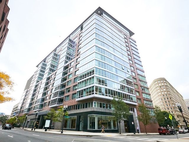 a front view of a building