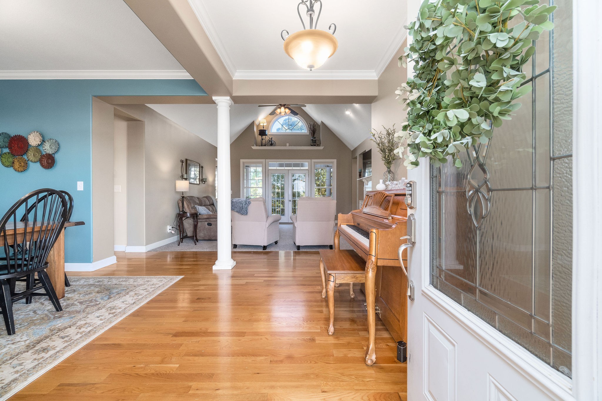 1488 Cooley Ford Road Tennessee Ridge, TN 37178 - Photo 6 of 46 a view of a entryway door and dining room
