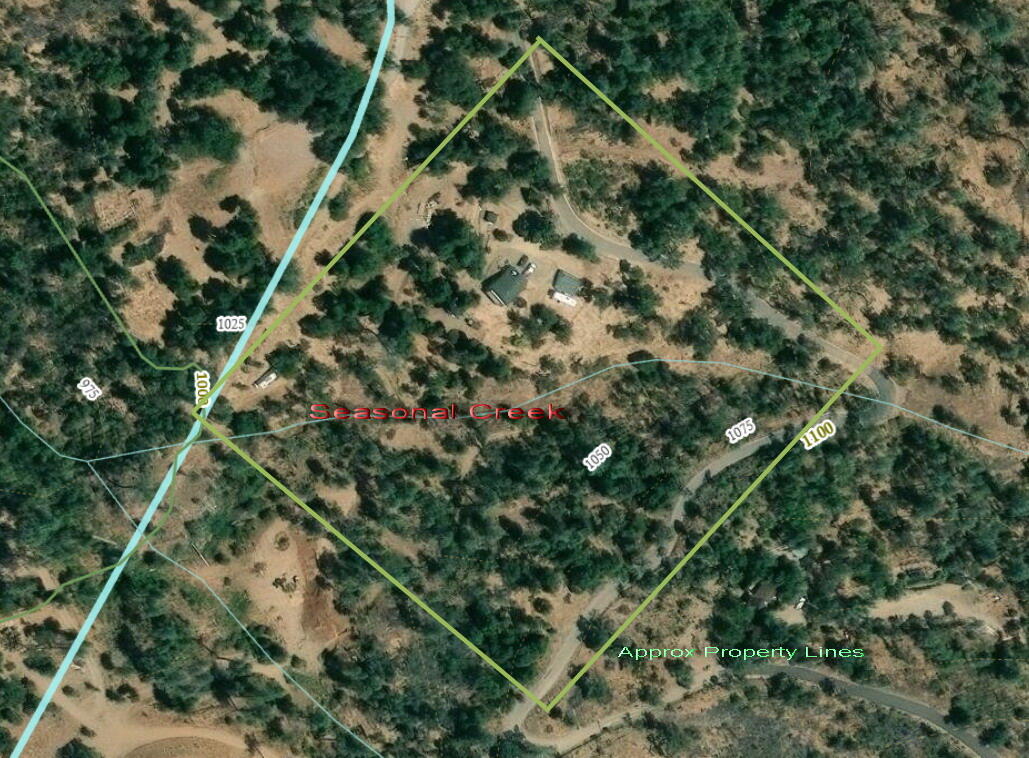 8550 Muletown Road Redding, CA 96001 - Photo 35 of 37 Seasonal Creek-Topo