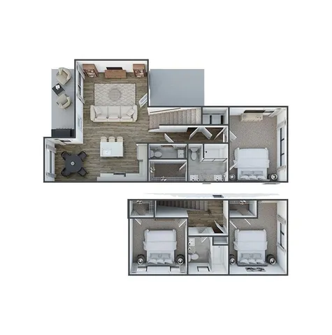 a picture of a bathroom with a sink and mirror