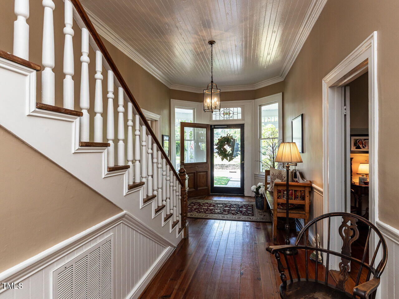 612 College Street Clinton, NC 28328 - Photo 5 of 70 a view of a livingroom with furniture and hardwood floor