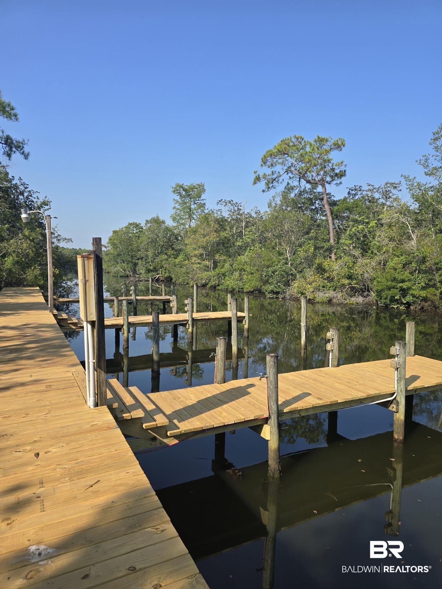 4055 Riviere Du Chien Road Mobile, AL 36693 - Photo 49 of 63 Dock area featuring a water view