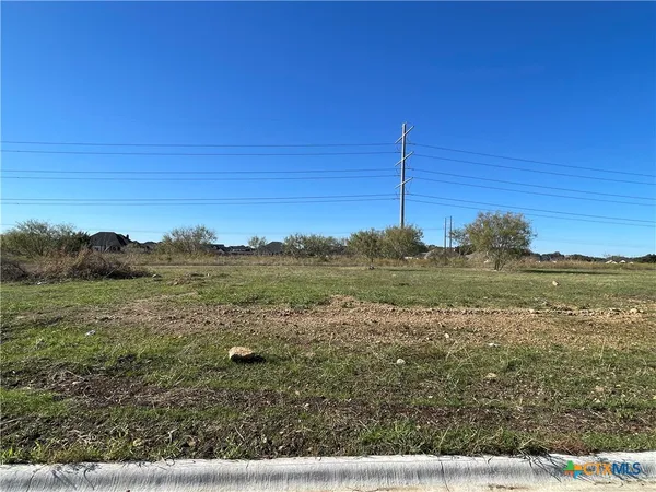 a view of a lake from a yard
