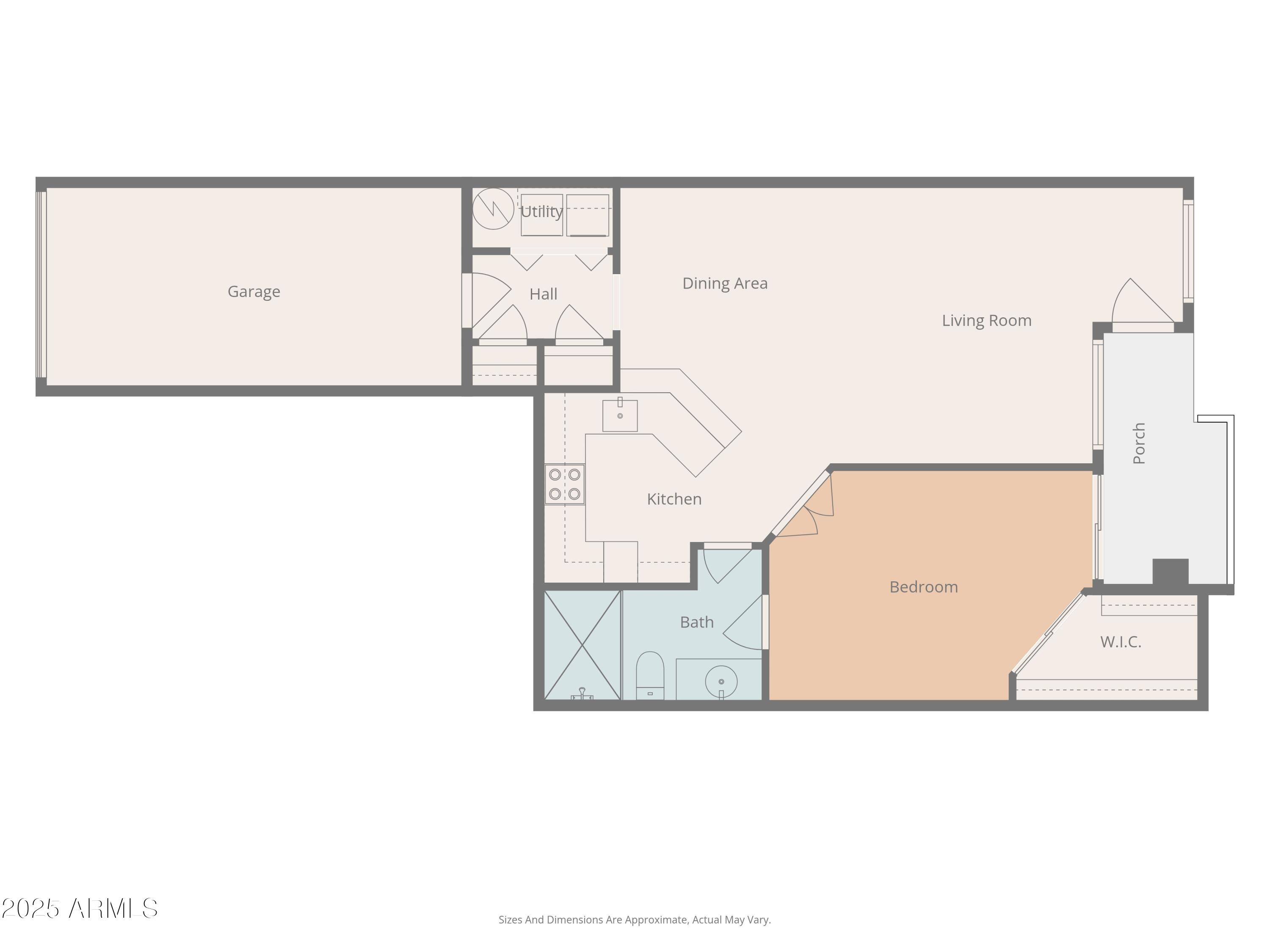 3633 North 3rd Avenue, Unit 1059 Phoenix, AZ 85013 - Photo 49 of 49 Floorplan
