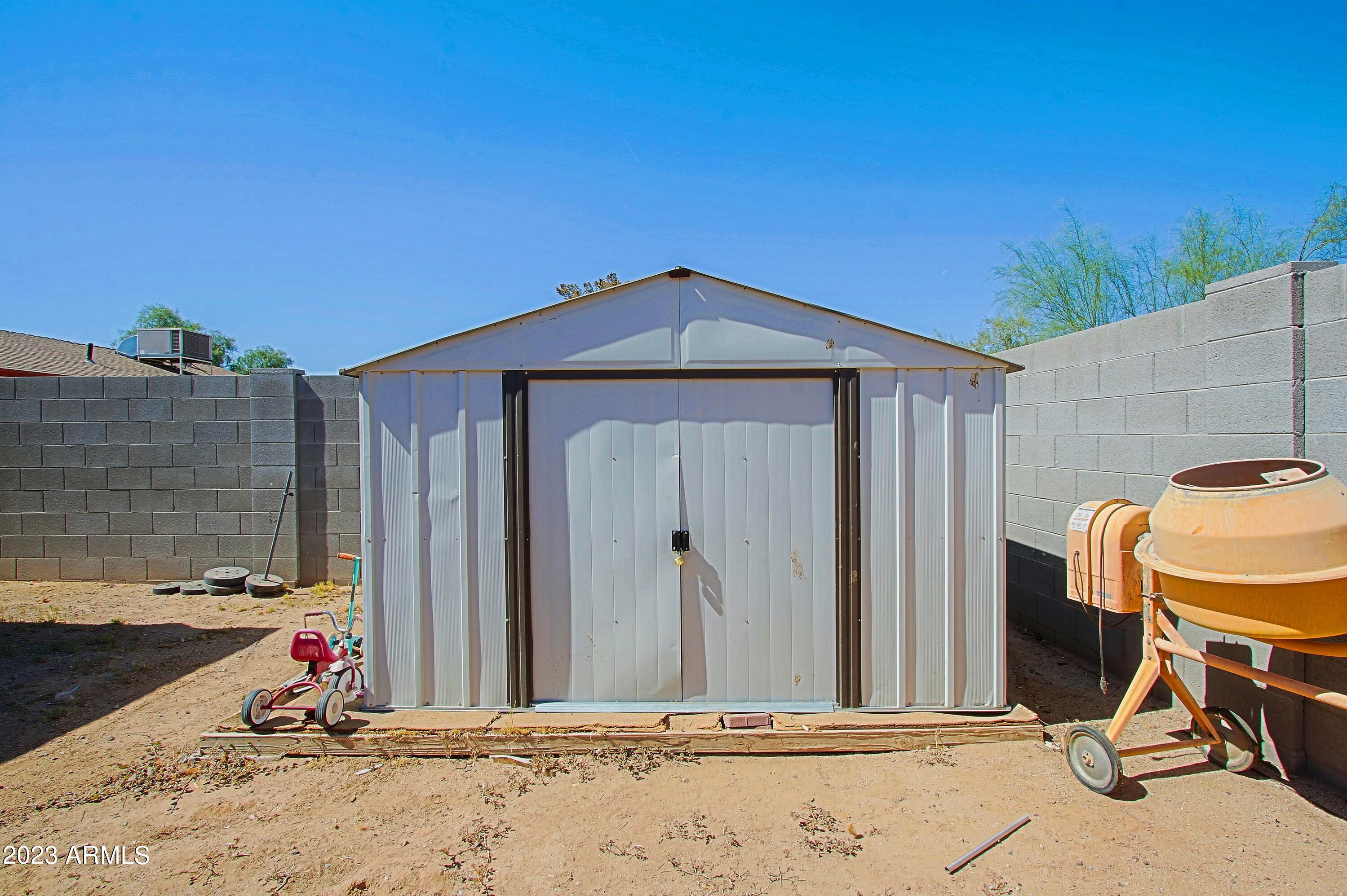 1734 West Fremont Rd. Phoenix, AZ 85041 - Photo 32 of 33 Storage shed