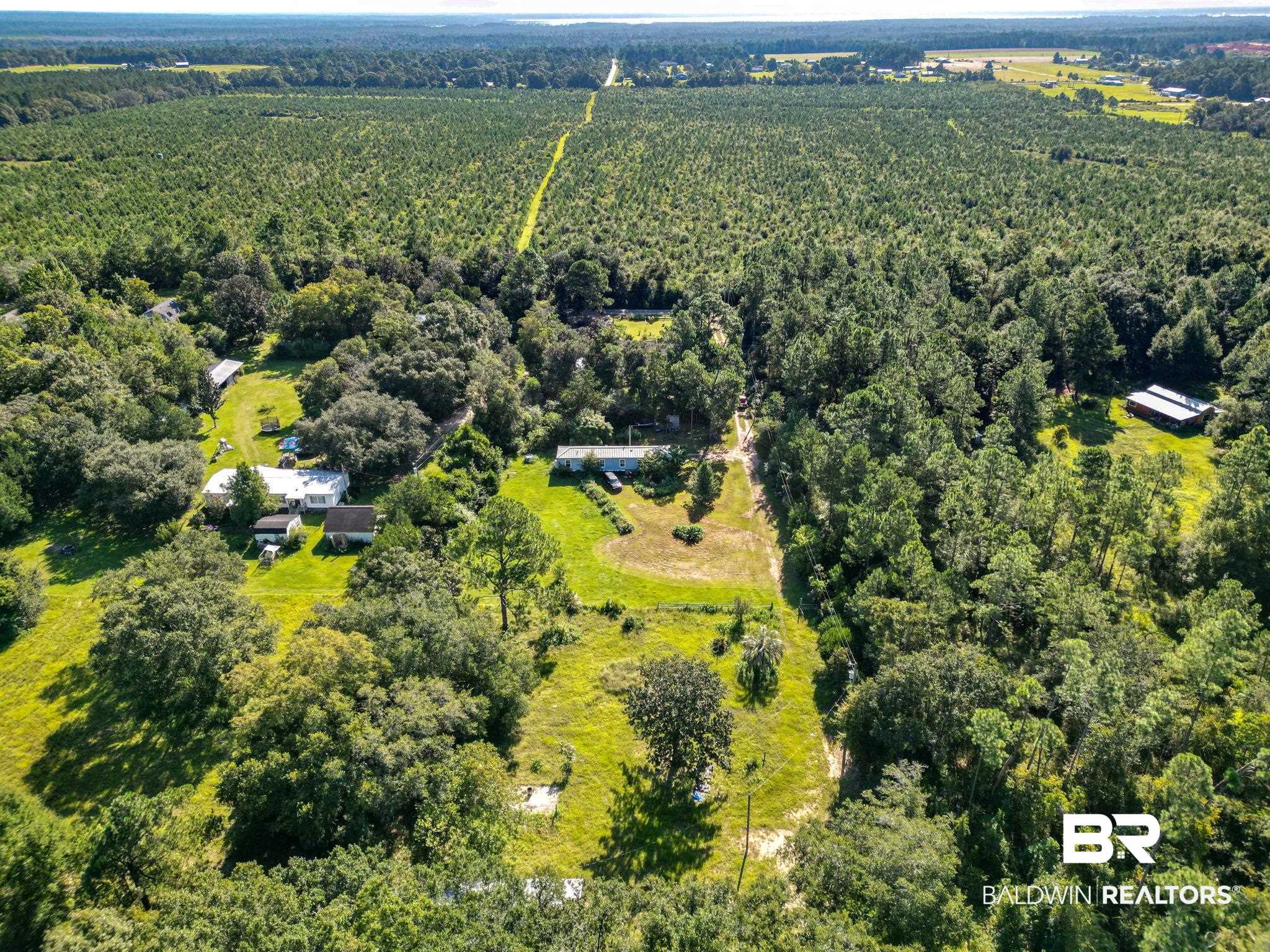 32429 Jay Kee Lane Elberta, AL 36530 - Photo 9 of 13 Bird's eye view of a heavily wooded area