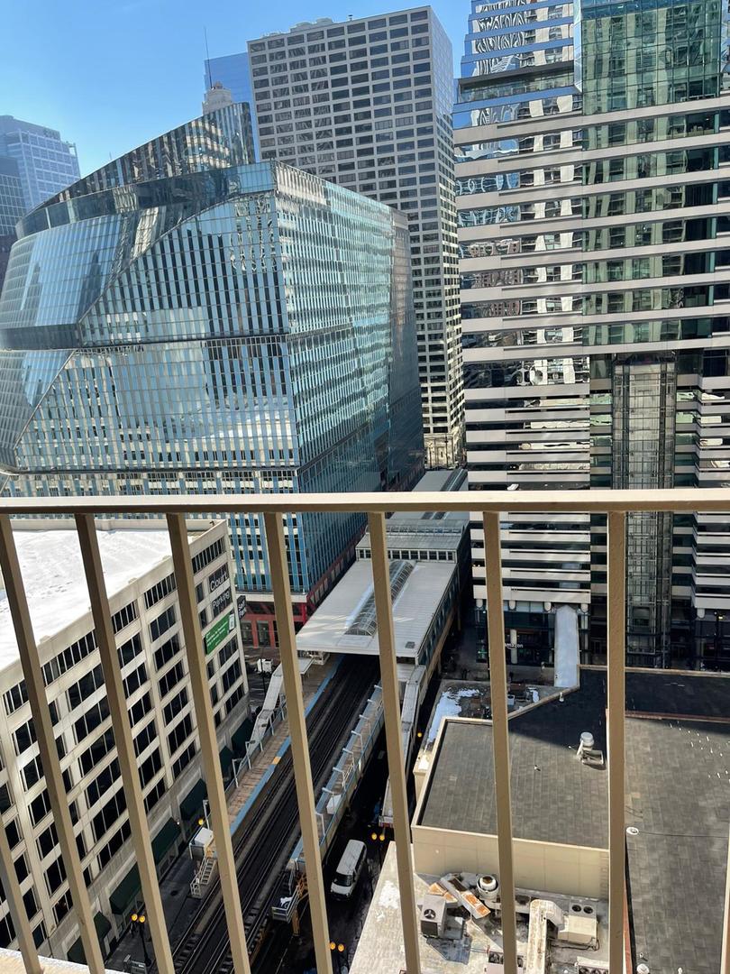 200 North Dearborn Street, Unit 1901 Chicago, IL 60601 - Photo 18 of 24 a view of a balcony