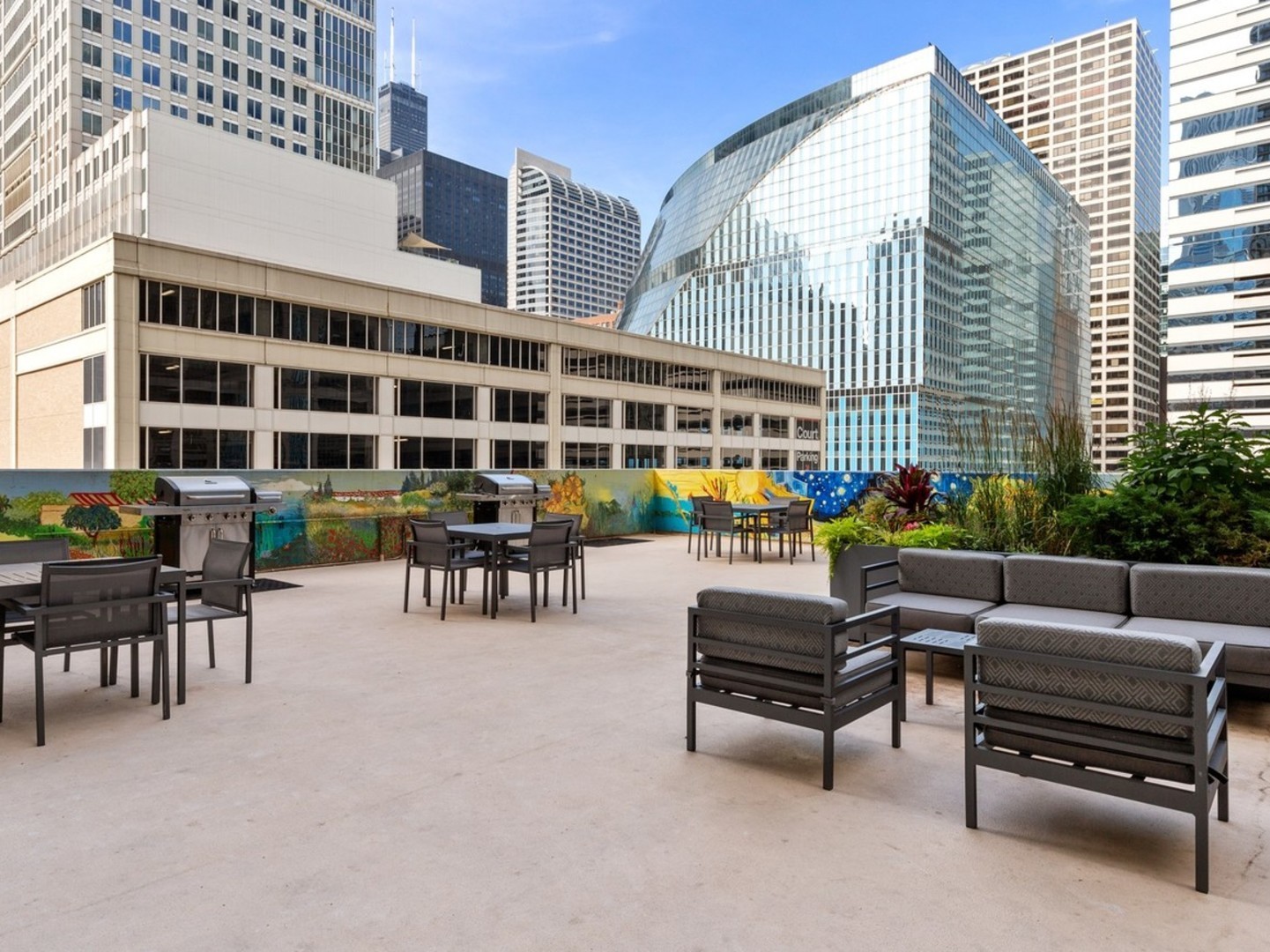 200 North Dearborn Street, Unit 1901 Chicago, IL 60601 - Photo 22 of 24 a building outdoor space with patio furniture