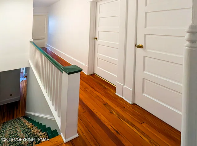 a view of front door