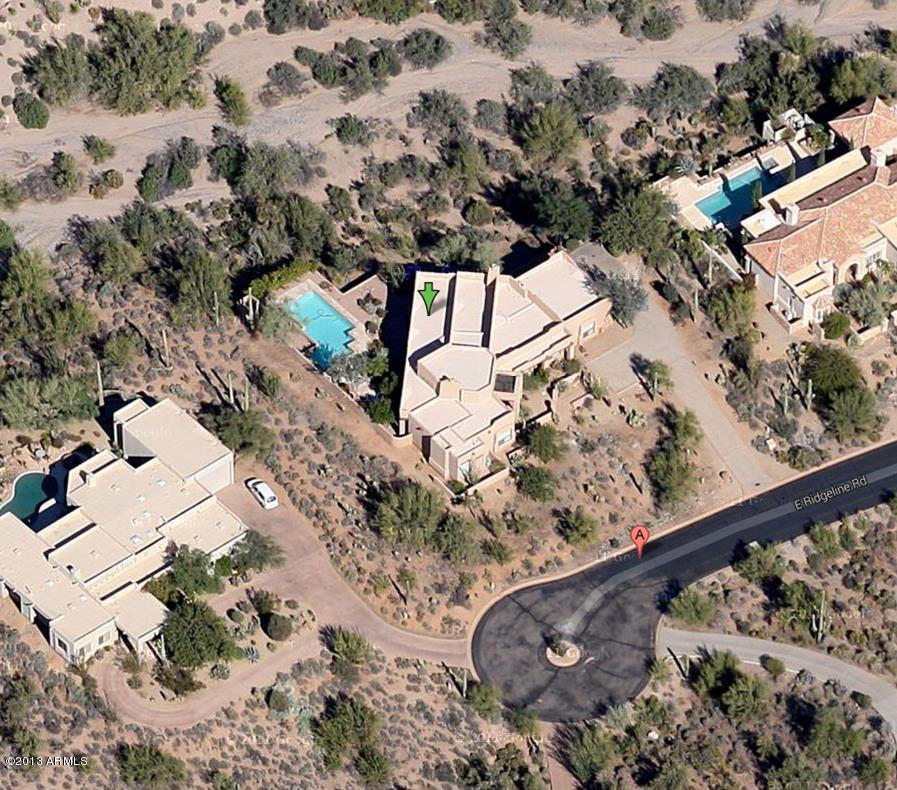 7440 East Ridgeline Road Carefree, AZ 85377 - Photo 45 of 45 Google Aerial