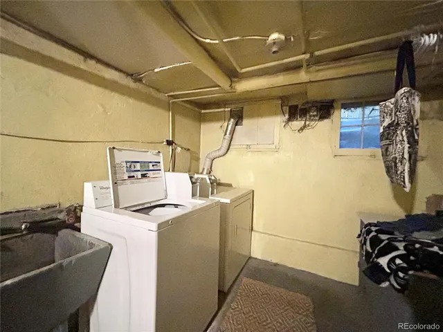 a room with storage and utility