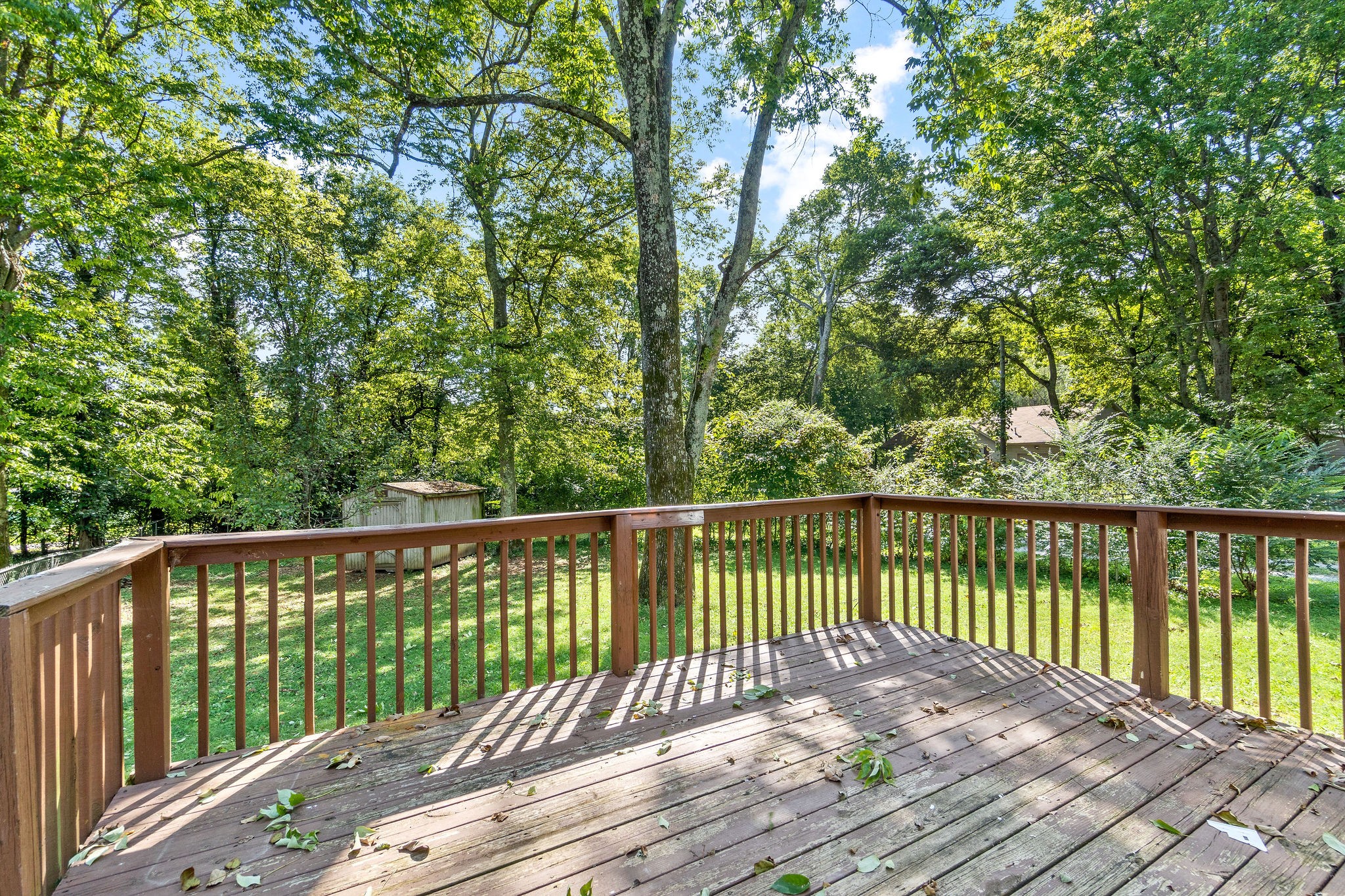 742 Needmore Road Clarksville, TN 37040 - Photo 28 of 35 a view of a wooden roof deck