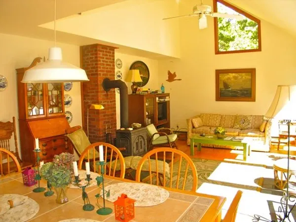 a view of a swimming pool with a lounge chairs