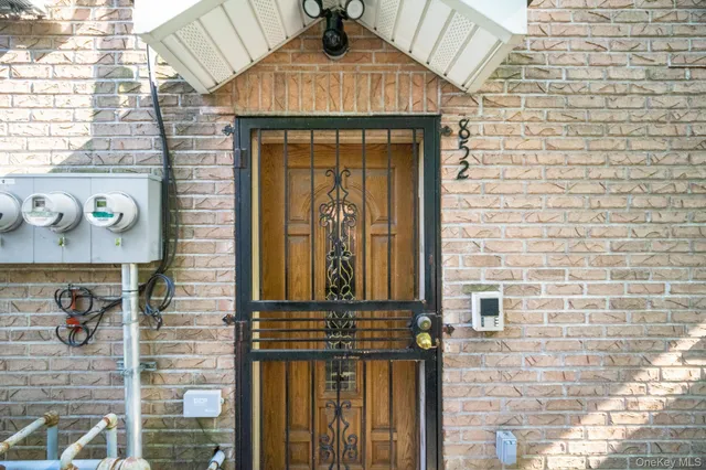 a view of balcony with small garden