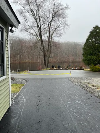 a view of outdoor space with green space