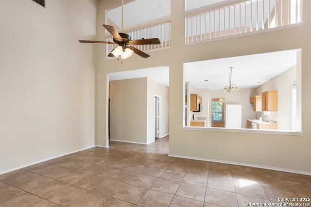 a view of an entryway with a window