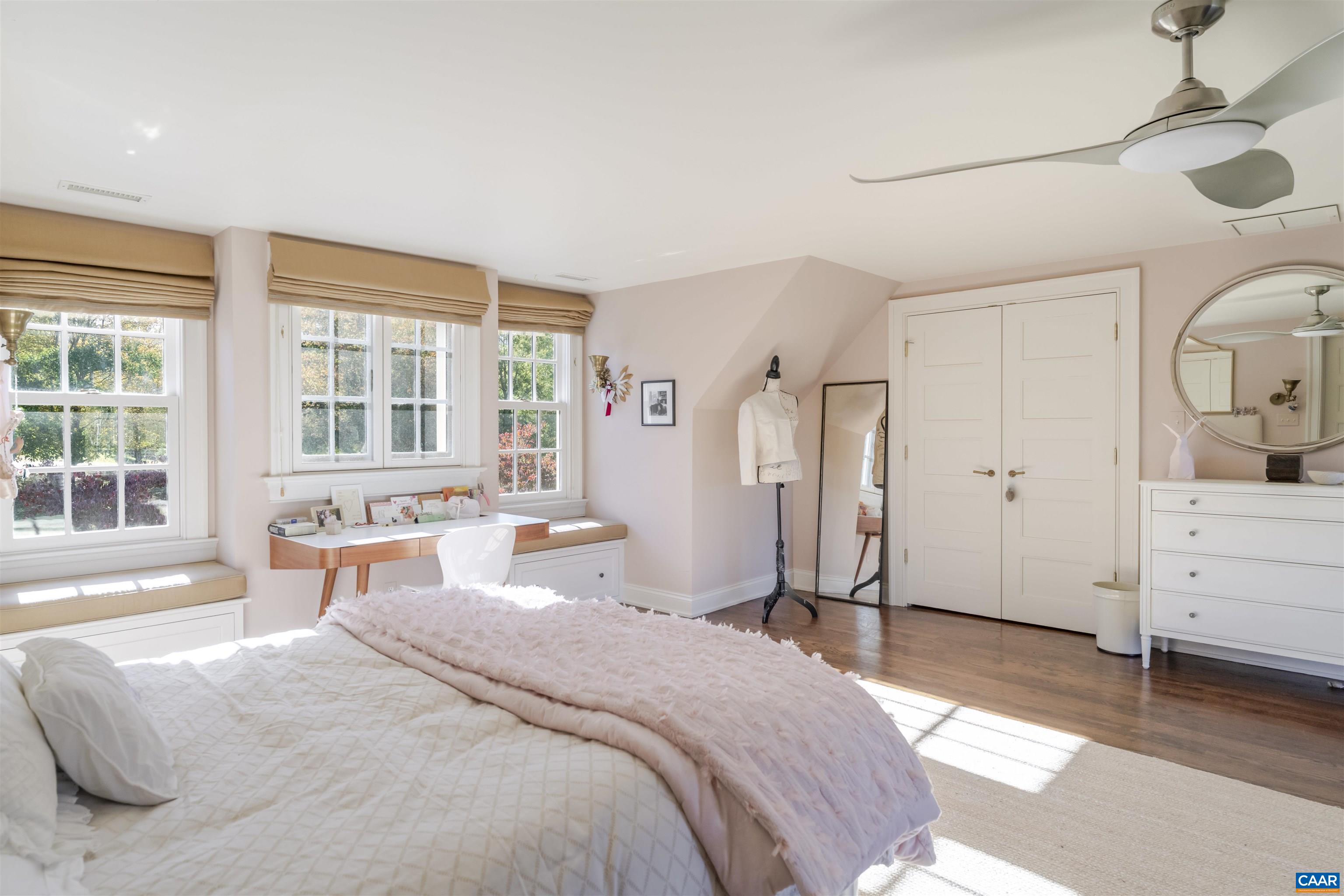 651 Ivy Depot Road Charlottesville, VA 22903 - Photo 41 of 72 a bedroom with a bed and a large window
