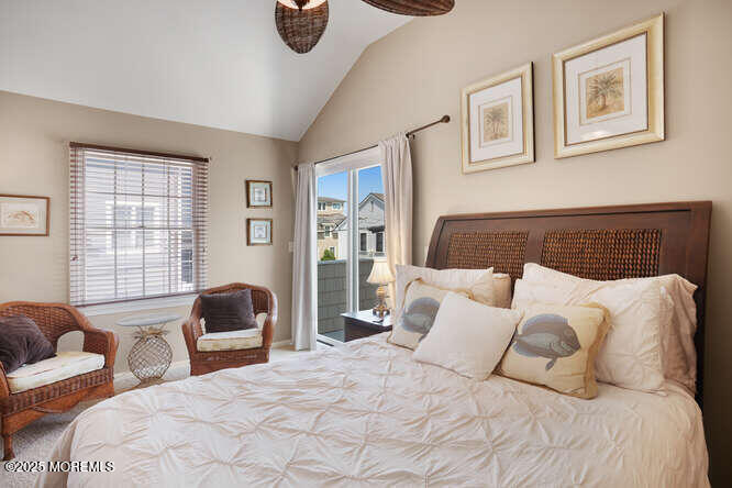 55 Barnegat Way Lavallette, NJ 08735 - Photo 13 of 26 a bedroom with bed couch and window