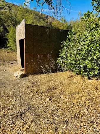 a backyard of a house