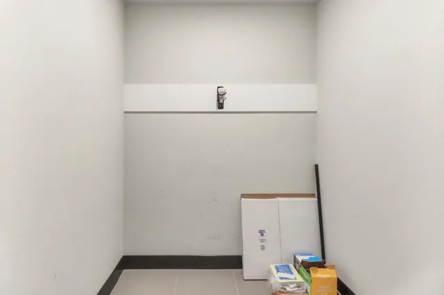 a front view of a building