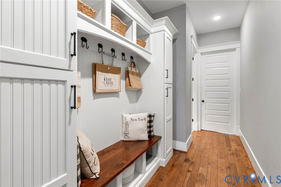 1925 Muswell Court Midlothian, VA 23112 - Photo 33 of 64 Custom built-in mudroom cabinetry with beadboard p