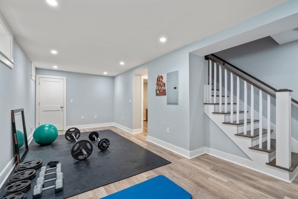 59 Mozart Street, Unit 1 Boston, MA 02130 - Photo 12 of 22 a view of a hallway with seating area