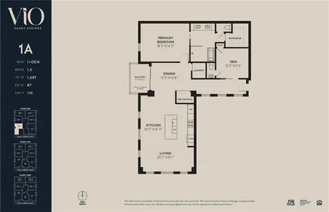 $1,175,000 | 318 Sandy Springs Circle, Unit 110, Atlanta, GA 30328