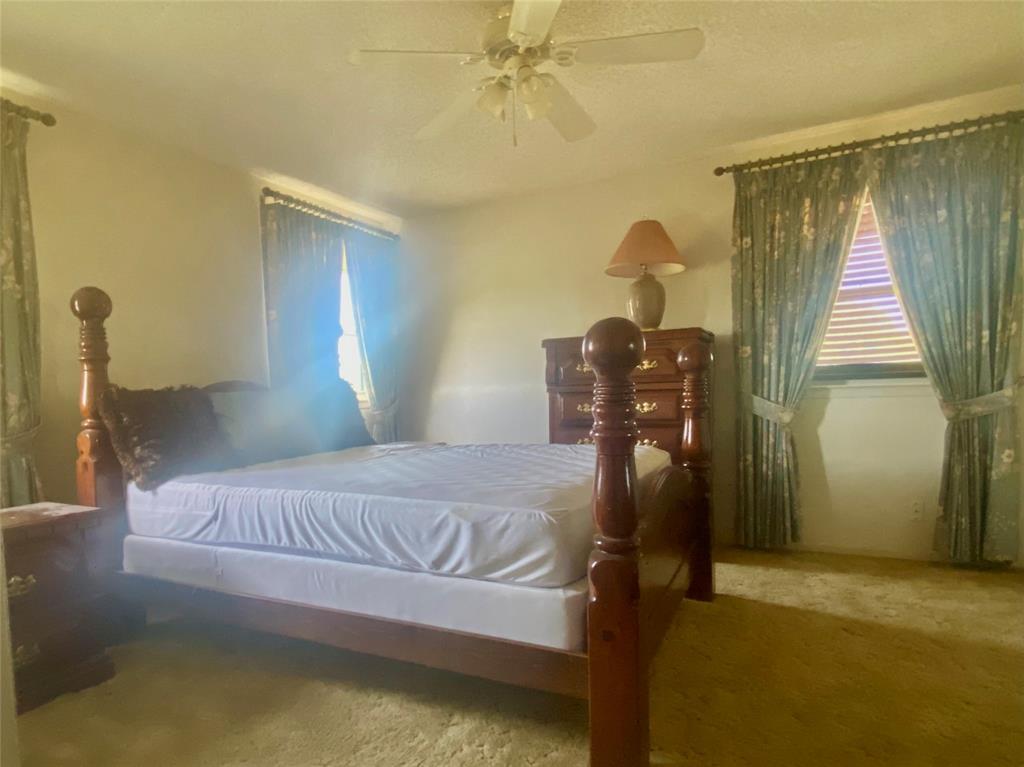 2506 Fm 272 Celeste, TX 75423 - Photo 16 of 36 a bedroom with a bed and a chandelier