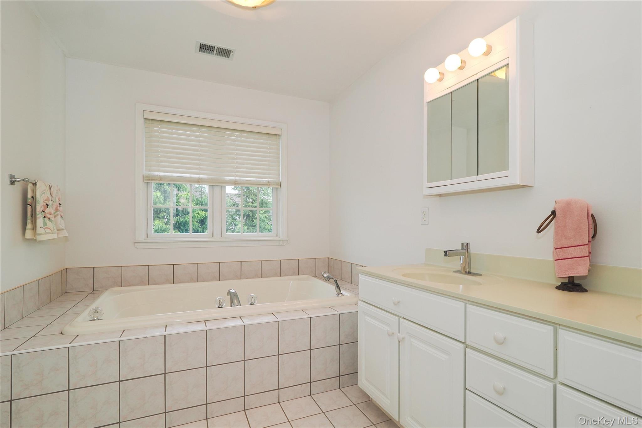 241 Old Castle Point Road Wappingers Falls, NY 12590 - Photo 23 of 27 Primary BR with jacuzzi, double sink and separate shower room
