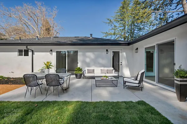 a view of outdoor space yard deck and patio