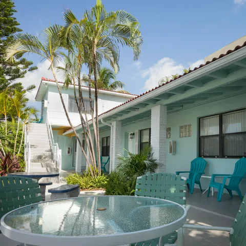 a house view with a outdoor space