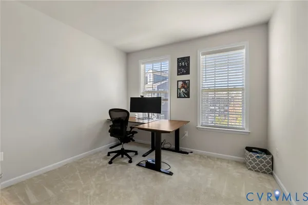 a view of a workspace with a window