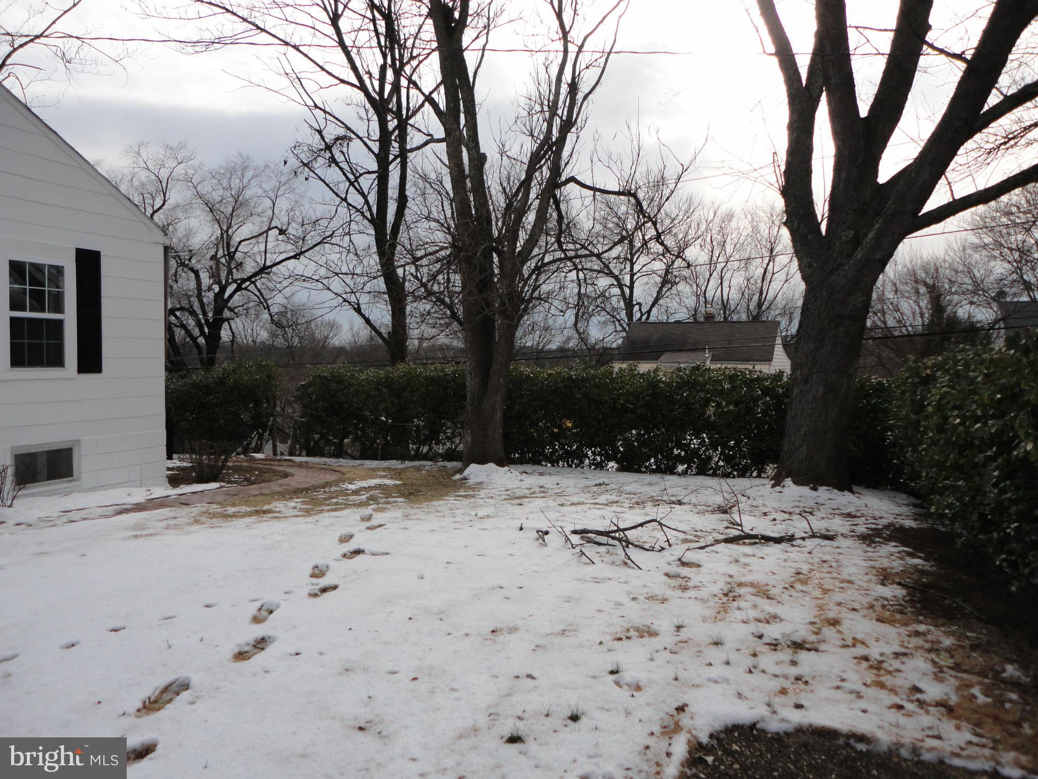 11509 Joseph Mill Road Silver Spring, MD 20906 - Photo 22 of 24 a view of a yard covered in snow