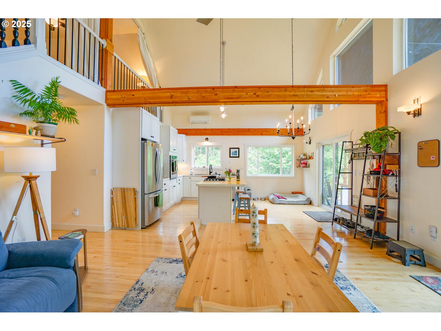 1922 Duncan Creek Road Stevenson, WA 98648 - Photo 6 of 39 a view of living room with furniture and floor to ceiling window