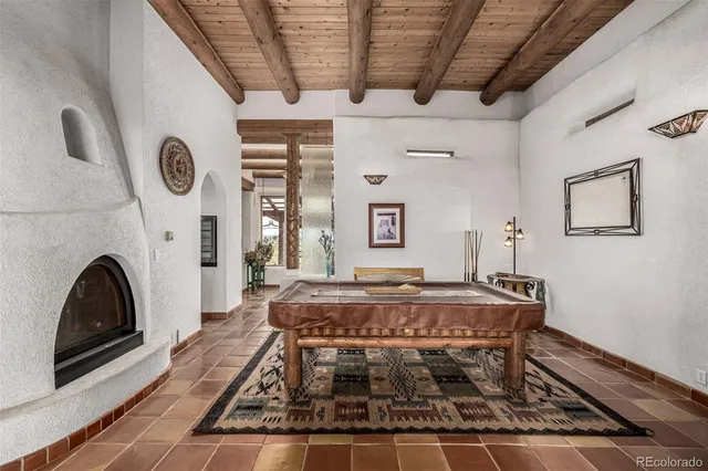 a kitchen with lots of counter top space