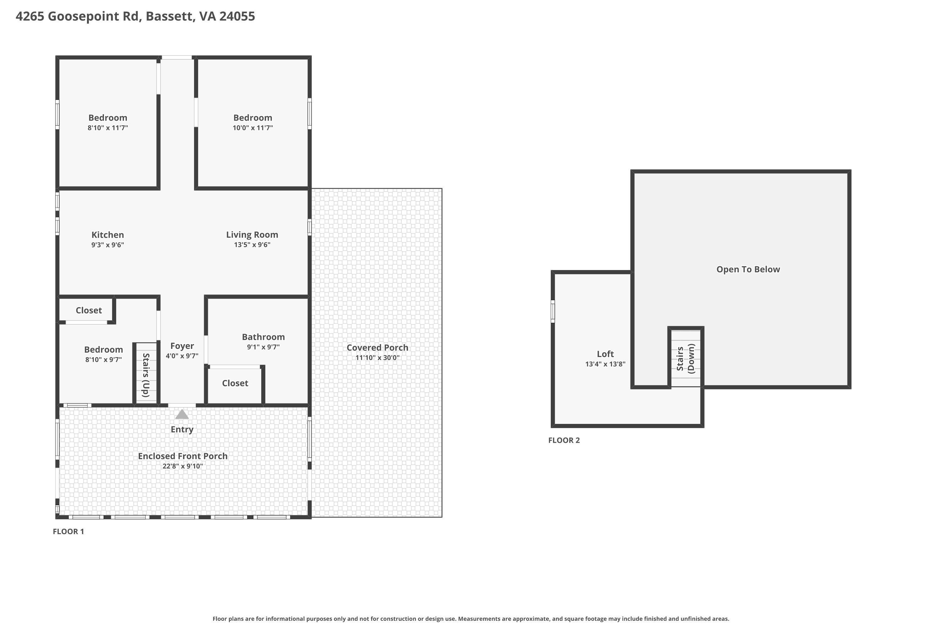 4265 Goose Point Road Bassett, VA 24055 - Photo 41 of 41 Combined floorplan