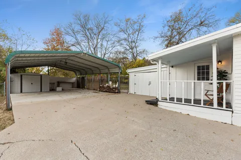 a view of a car garage